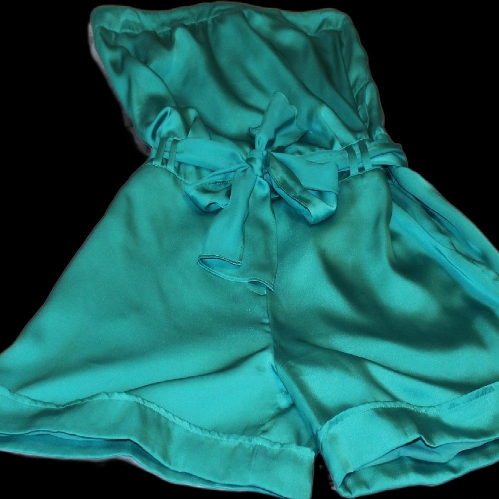 Stylish Summer Turquoise Romper